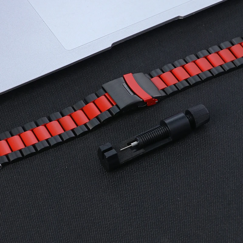 Correa de reloj de Metal de 22mm para nuevo reloj inteligente C20 Pro, Correa de acero inoxidable para C20 Pro, pulsera de Metal para hombres y mujeres, Correa