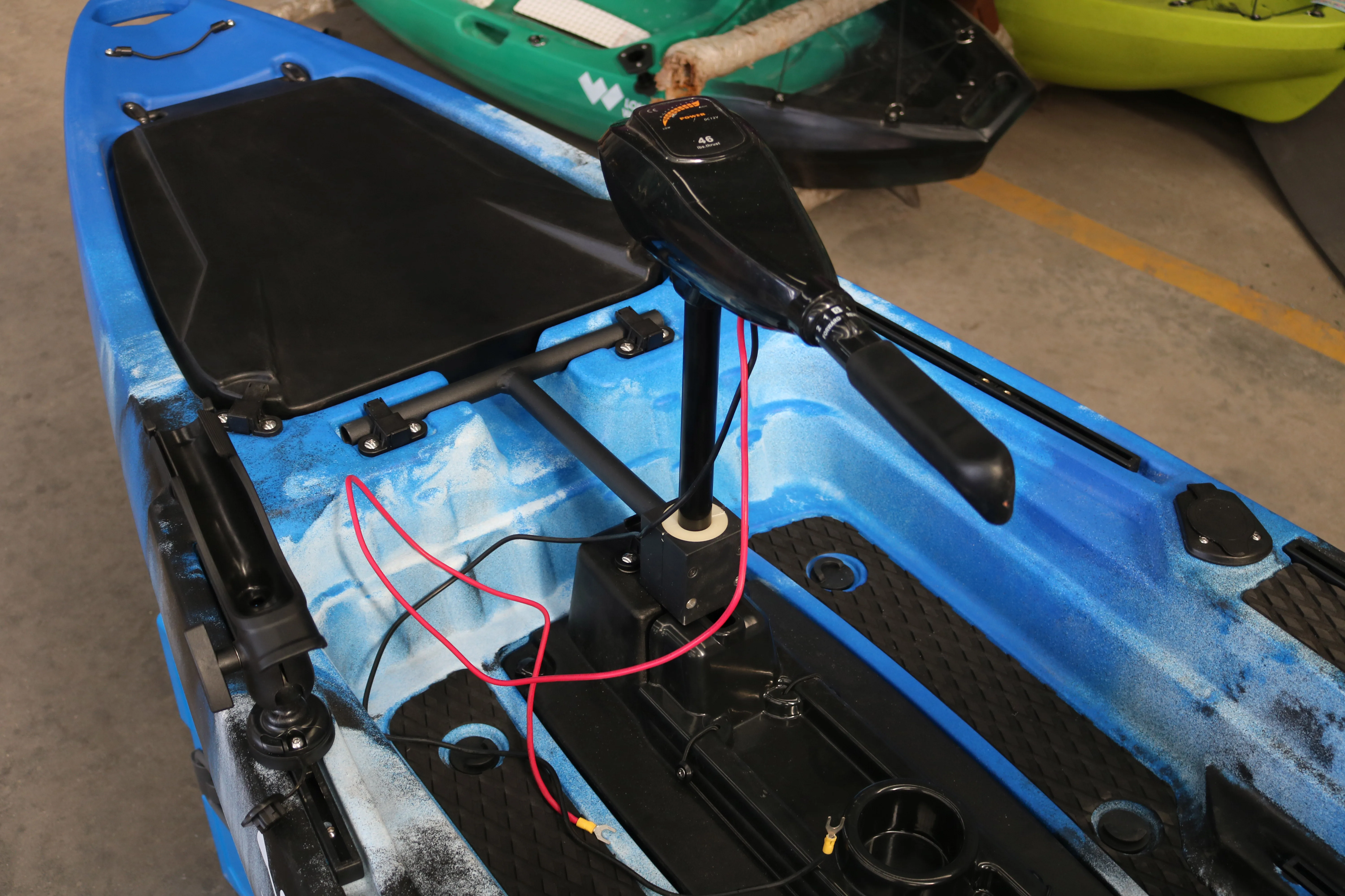 Vicking Pedal Kayaks Mount 12v 46lbs Motor for Fishing Electric Motor Trolling Ocean Kayak