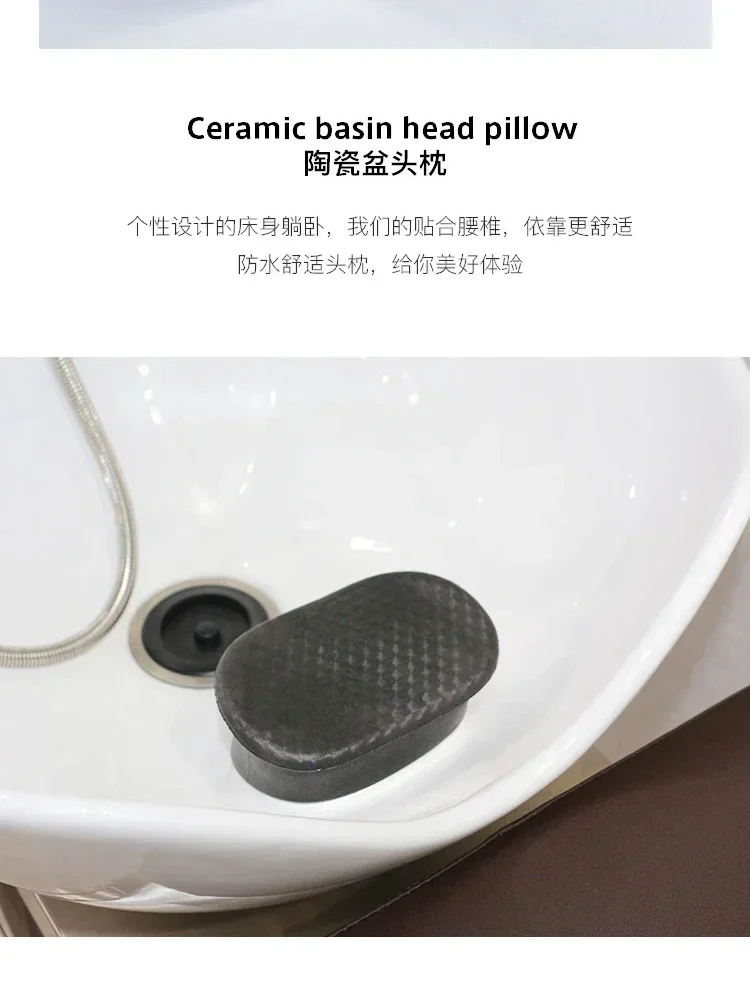 كرسي شامبو لرفع الشعر الكهربائي عالي الجودة للشعر، كرسي شامبو تايلاندي، سرير تنظيف تجميلي دوار