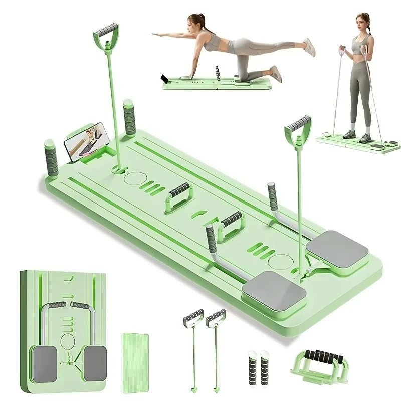 Multi Functional Fitness Trainer Foldable With Rebound For Home Full Body Core Workout New Arrival