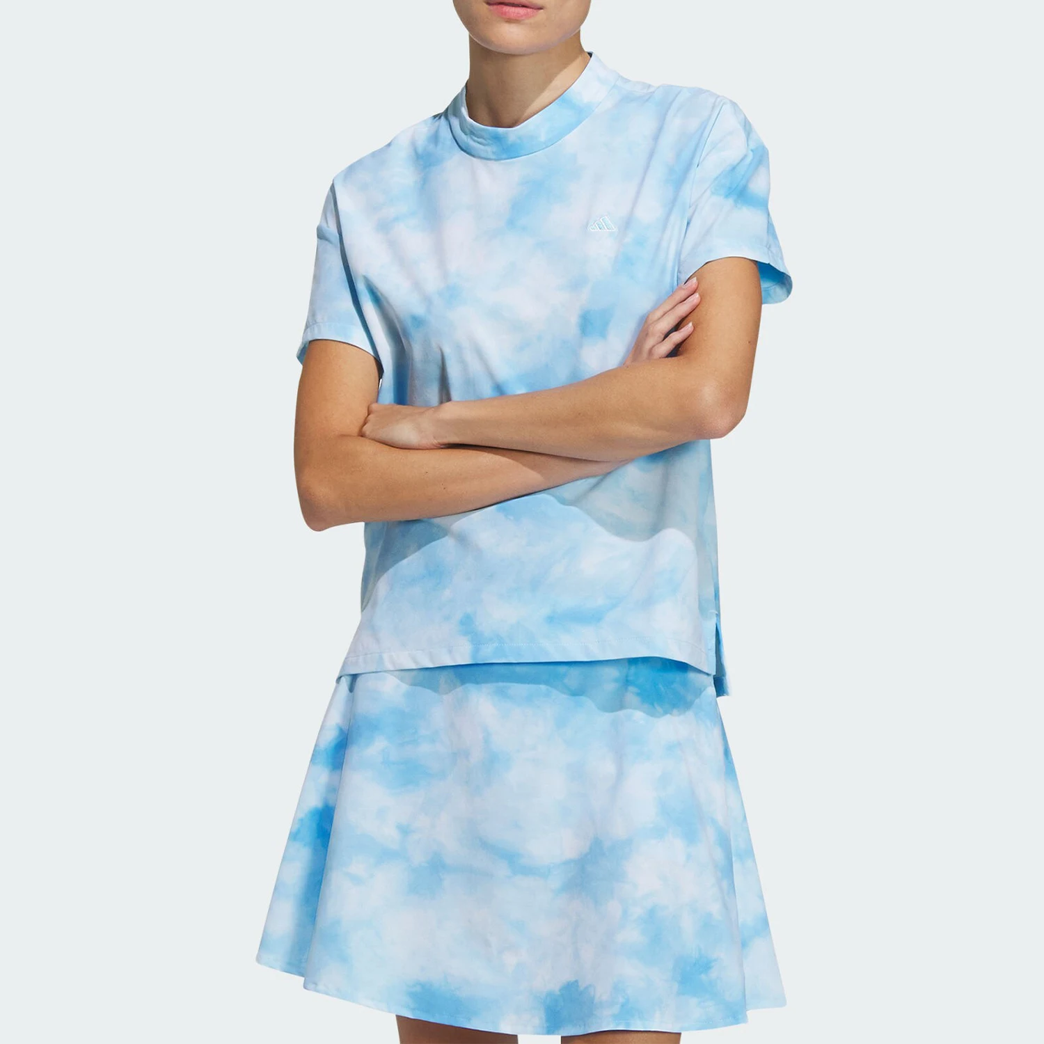 アディダス-正規品-w-pg-ss-mock-レディース-ゴルフ-スポーツ-半袖-ik9809