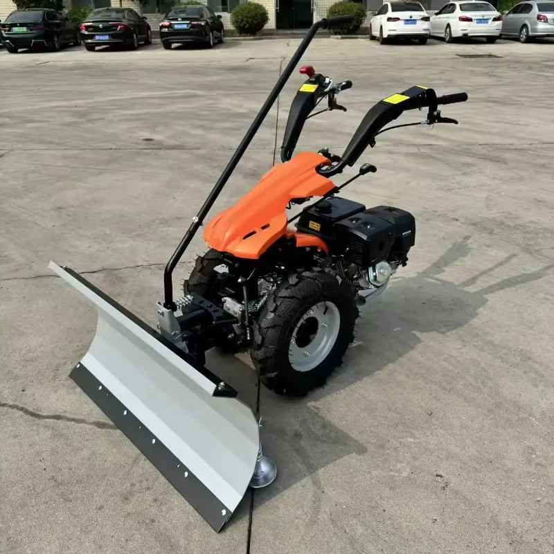Compact Low Energy Walk-Behind Snow Blower Efficient Eco-Friendly Winter Sweeper