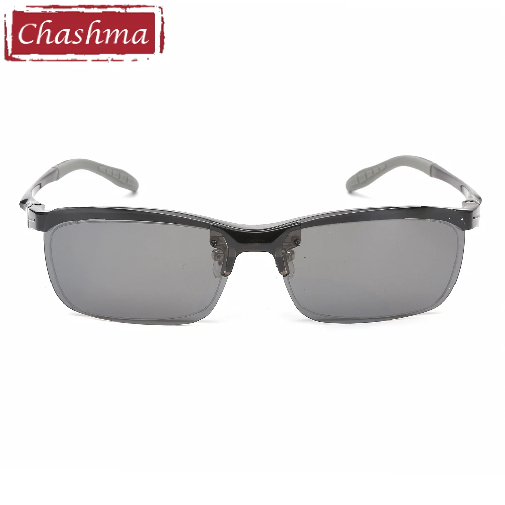 Chashma Brand Top Quality TR 90 Designer Eyewear Fashion Optical Eyeglasses Frames Sport Eyeglasses with Polarized Clips Lenses