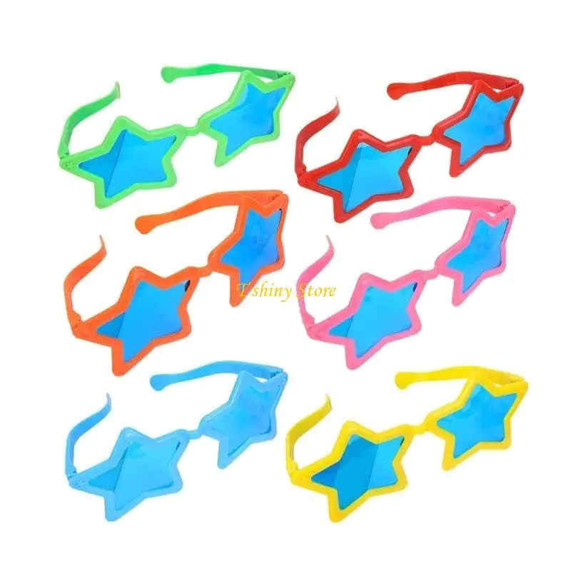 N58F Carnivals Party Star Gafas Gafas para adultos Halloween Christmas Camping Gafas