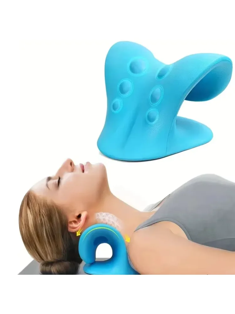 Home Use Cervical Massage Pillow Portable Gravity Finger Pressure Neck Correction Protection Sleep Aid