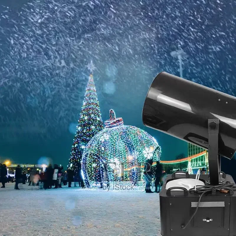 معدات صنع الثلج في الشتاء آلة صنع الثلج لحفلات الكريسماس في الهواء الطلق 3000 واط آلة الثلج في الهواء الطلق صنع رذاذ الثلج الكبير