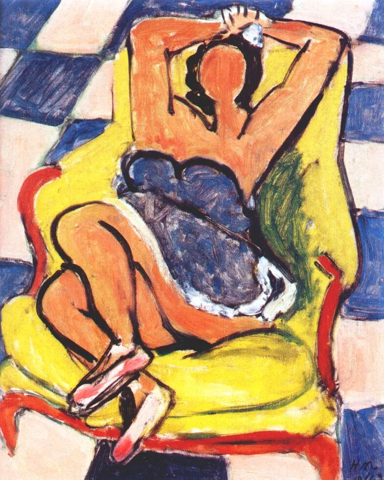 

100% handmade famous oil painting on canvas wall decor,Dancer in Repose 1942 by Henri Matisse,Free Shipping,High Quality