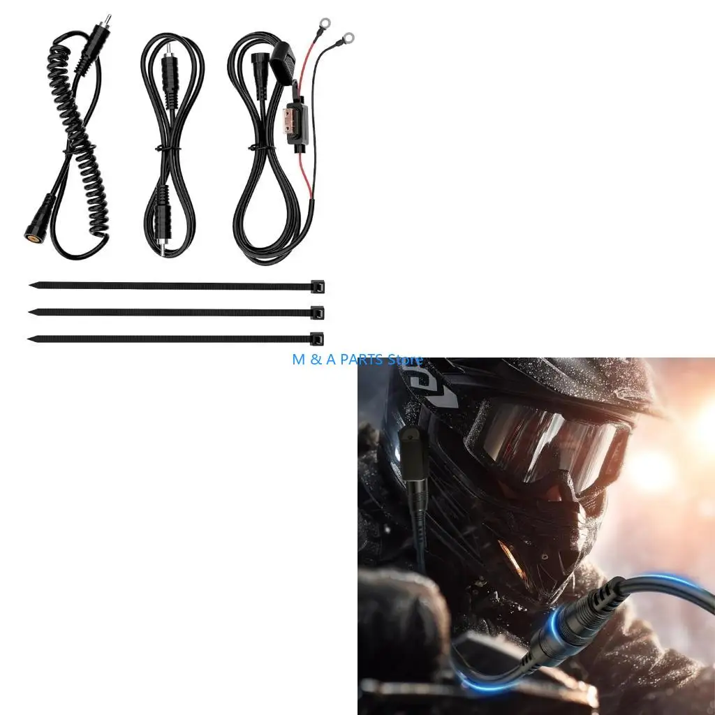

U1JF Heated Cord Silicone Heated Visors Cable For Extreme Cold Conditions