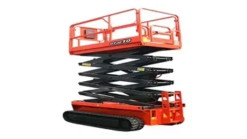 12m Rough Terrain Self Propelled Track Scissor Lift Mobile Hydraulic Electric Lifting Scaffold Work Platform ATV China