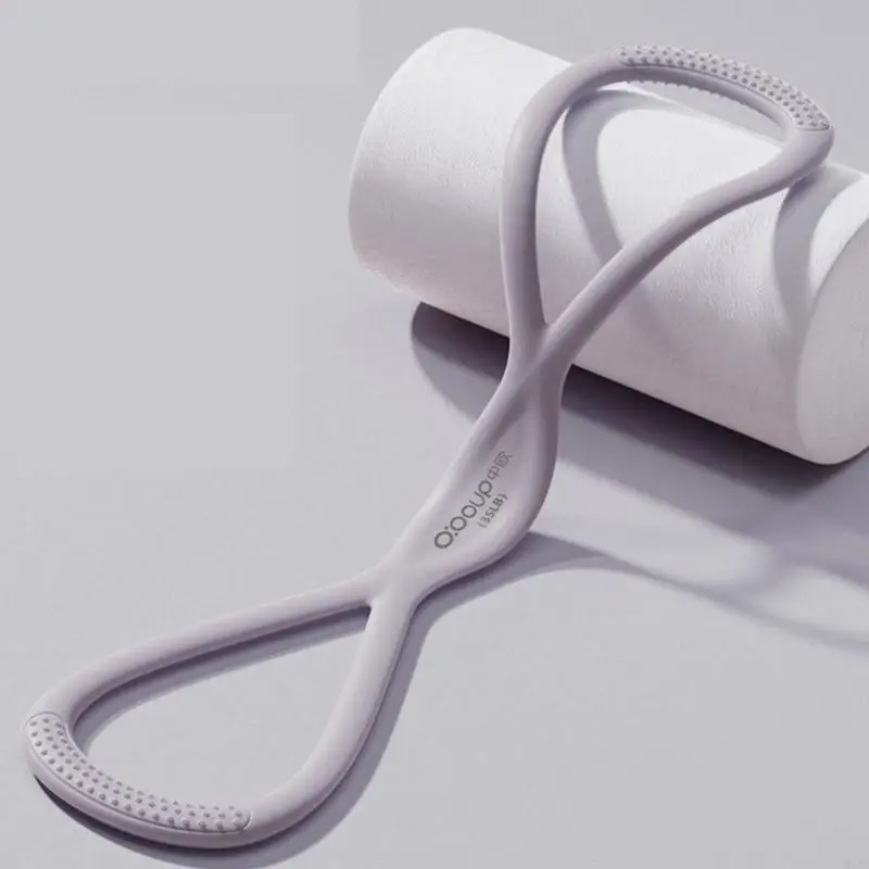 H7JC Portable Silicone Stretch Rope مثالية لتدريبات إعادة تأهيل Pilates اليوغا
