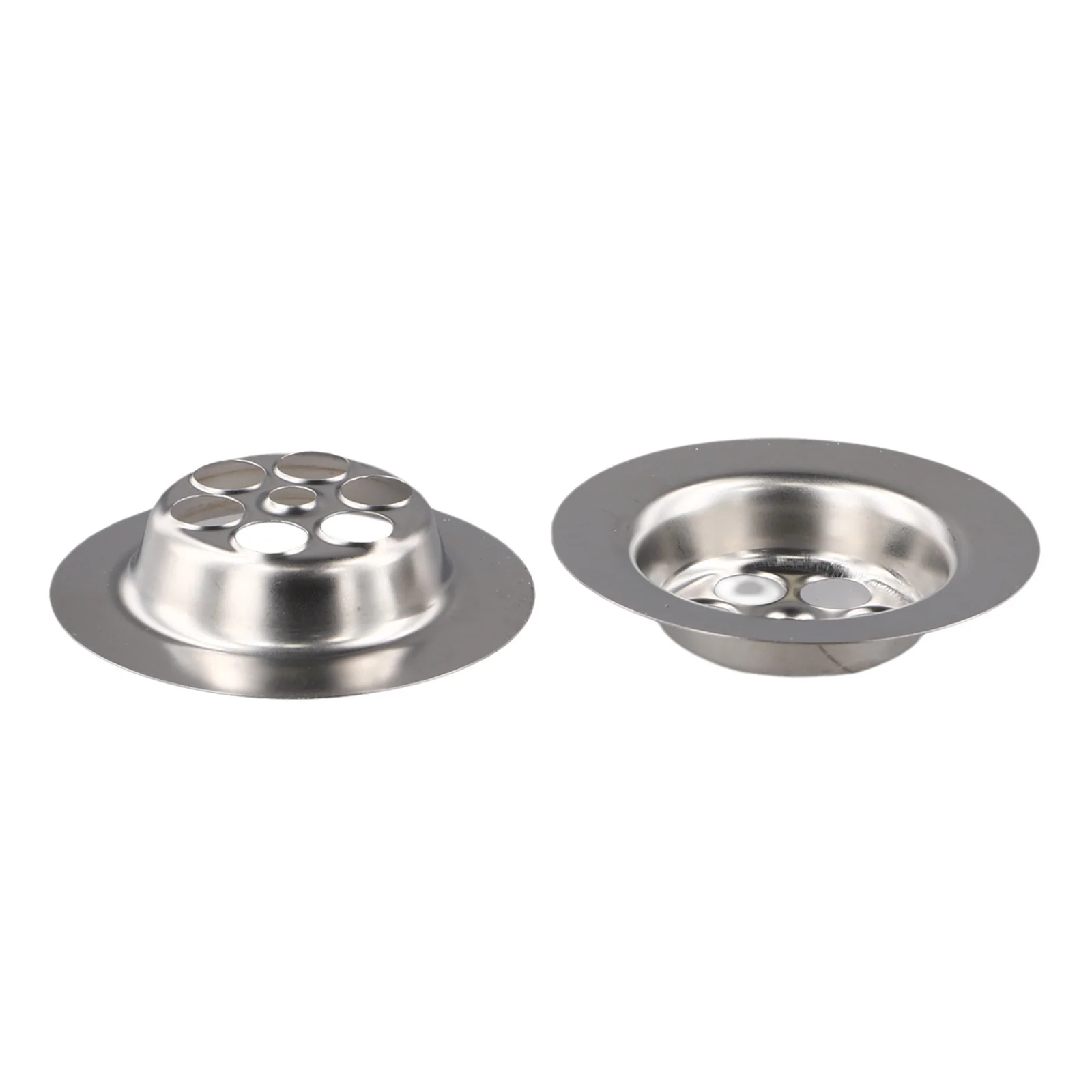 2Pcs/Set Stainless Steel Sink Strainer With Screw Bathtubs Bath Hole Spare Replacement Kitchen Bathroom Basin Accessories - view 5