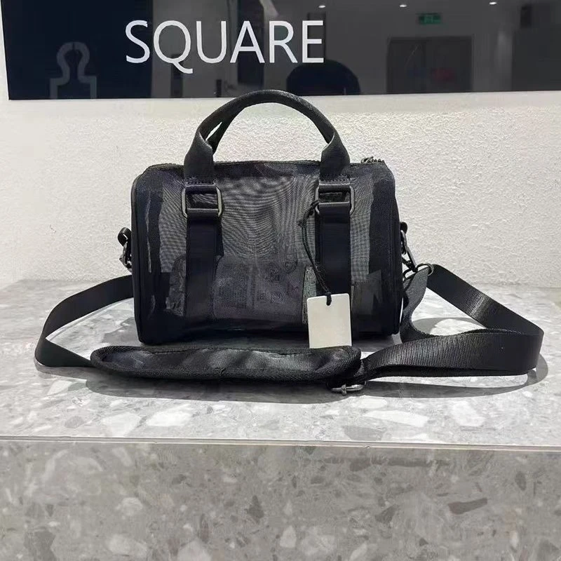 

AI Mini Yoga Sports Fitness Mesh Bag Sheer Duffle for Women Outdoor Portable Travel One Piece Handbag Storage Makeup Phone Bag