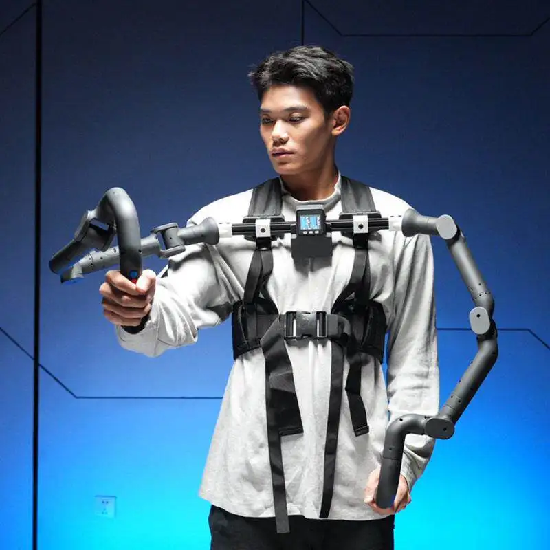 Wearable manipulator exoskeleton controller manipulator data collection