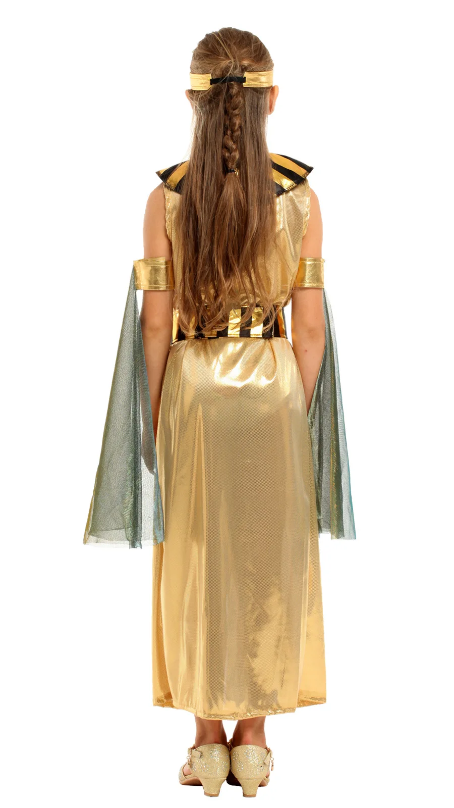 Kids Girl Arabic Egyptian Princess Costume Egypt Cosplay Clothes Children Fancy Dress for Christmas Carnival Halloween G-0367