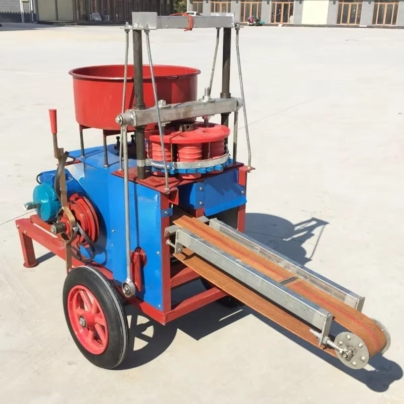 Mobile non-woven bag type soil filling machine Greenhouse nursery pot Nutrient cup Fast soil filling machine