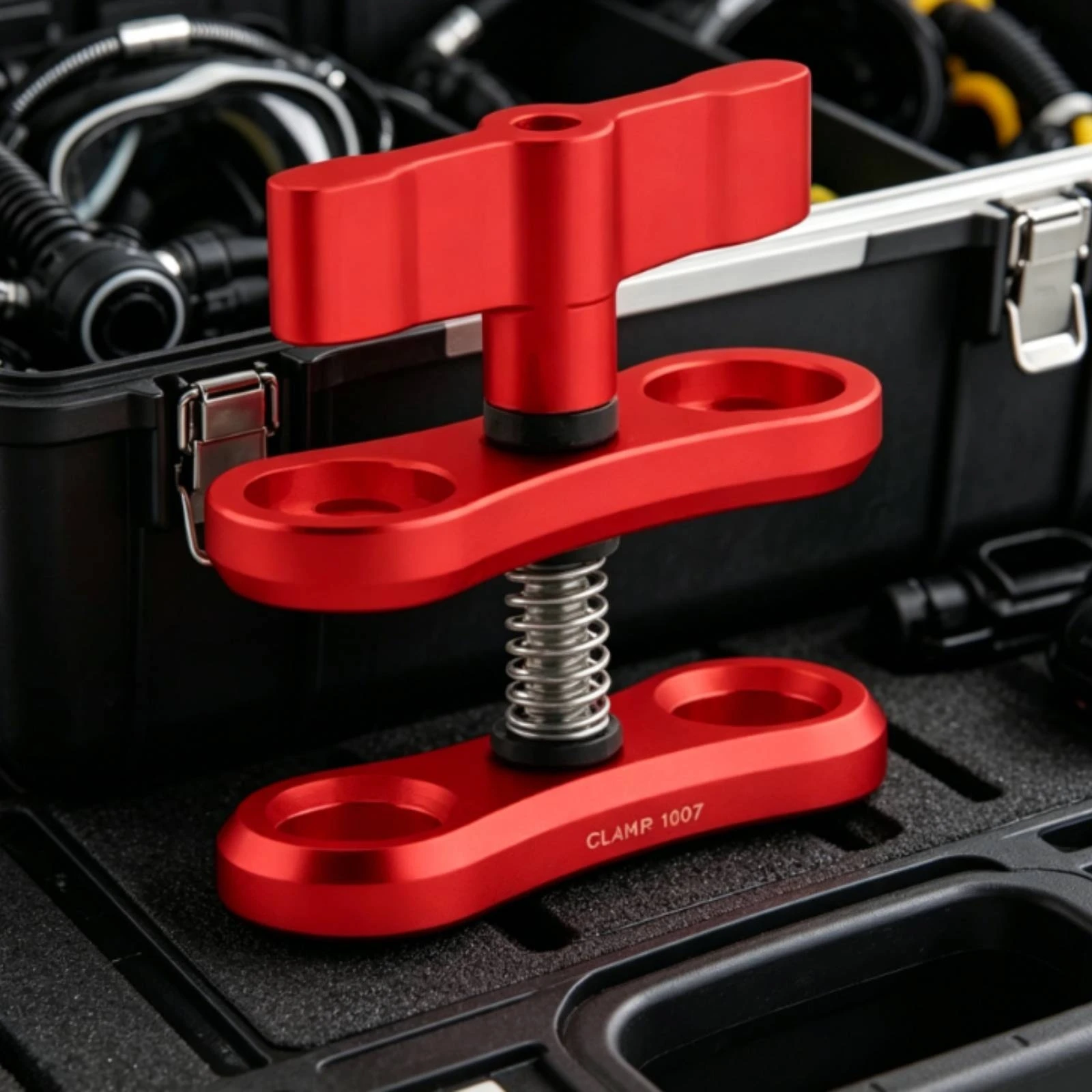 

Aluminum Butterfly Clamp Hand-Tightened Butterfly Clamp Compact