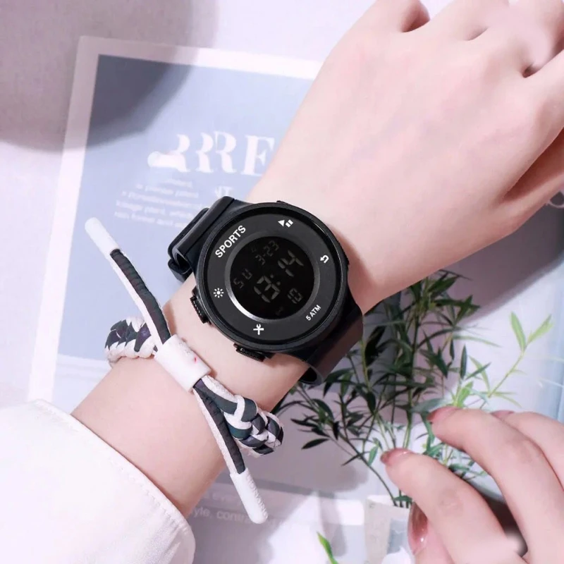 Children Waterproof Luminous Electronic Watch Trendy Student Teenagers Multifunctional Sports Watch Kids Digital Watches Unisex
