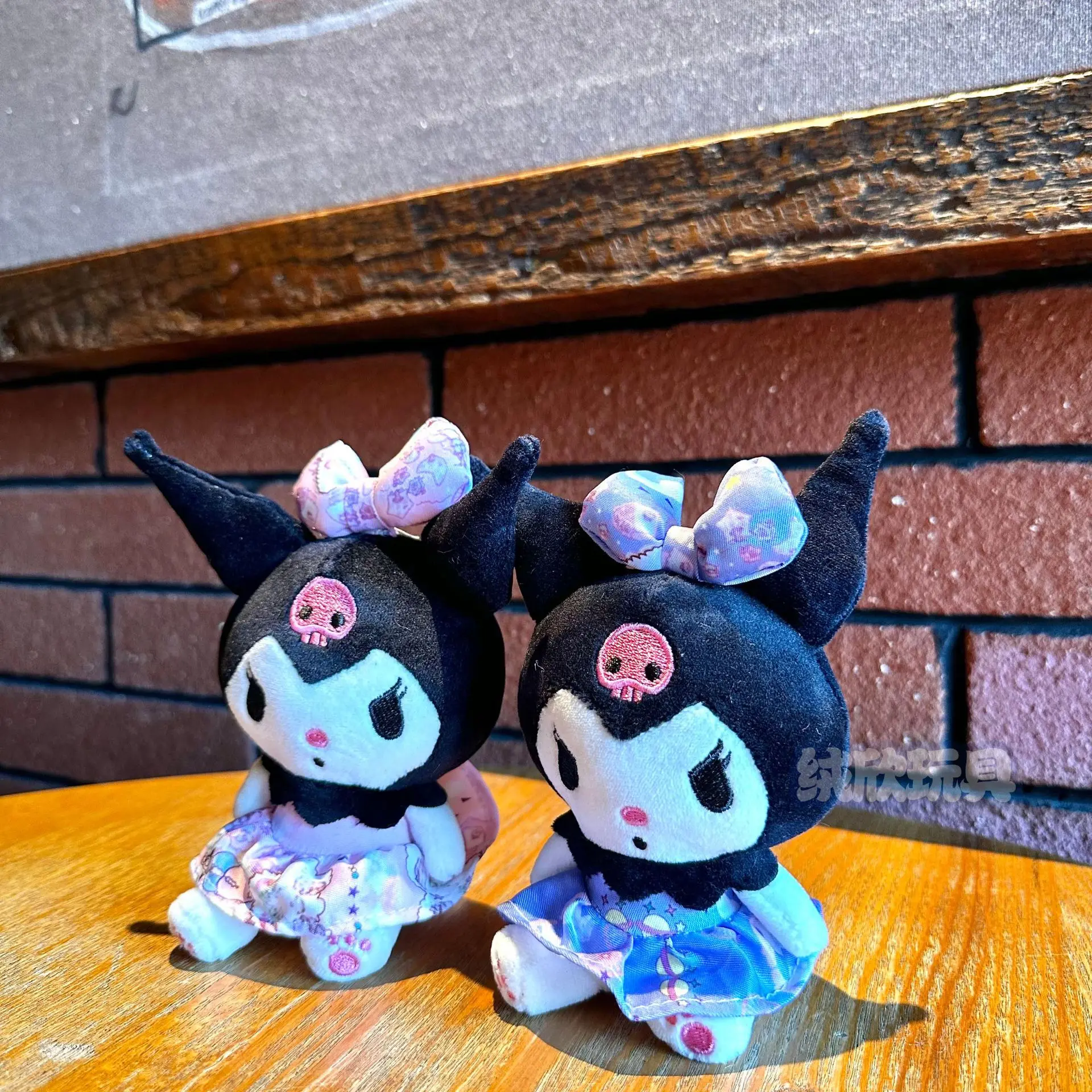 10ชิ้น/ล็อตอะนิเมะ12ซม.Kuromiตุ๊กตาPlushตุ๊กตาจี้ตุ๊กตาจี้พวงกุญแจตุ๊กตาของขวัญของเล่น