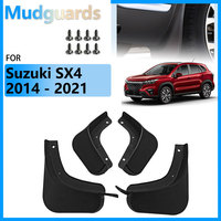 Mudguards For Suzuki SX4 JY Suzuki Crossover SX4 S-Cross 2014 - 2021 Accessories Mud Flaps Front Rear Wheel Splash Guards Fender