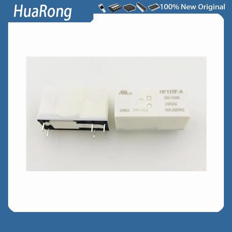 5Pcs/Lot    HF115F-A 230-1HS3 230VAC  16A G6B-2214P-1-US-7 24VDC  5A 24V  DC24V 6-PIN  HF115F-LS 5-HSL2F  16A  5V