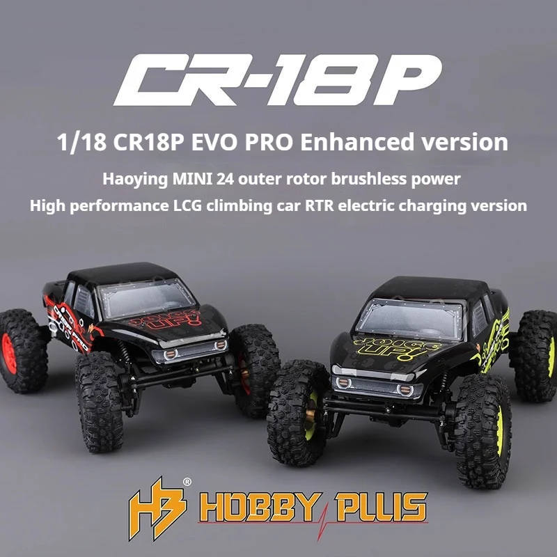 

HOBBY PLUS 1:18 CR18P EVO PRO Enhanced Version LCG Remote Control Electric Climbing Car RC Remote Control Off-Road Vehicle