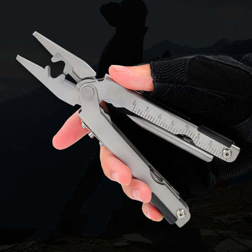 Multi-tool Universal Pliers Folding Knife Survival Hand Tools Needle Nose Pliers Wire Stripper Multifunctional Repair Tool