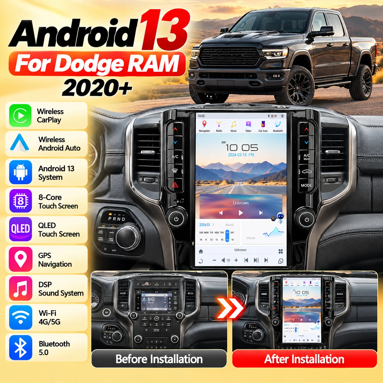 CarPlay GPS Navigation 12.1