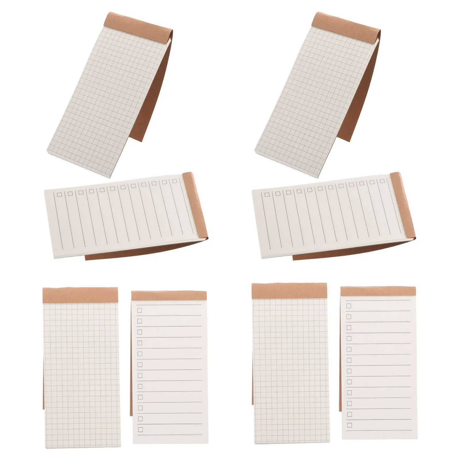 

8 PCS Notebook Grocery List Notepad Daily Planner The Notes Task Paper Cute Notebooks for Writing Pads Desktop Work