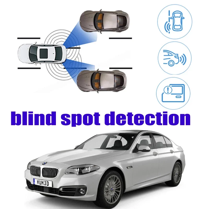 For BMW 5 F10 F11 F07 F18 2010~2019 Car BSD BSA Blind Area Spot Warning Safety Drive Alert Mirror Rear Radar Detection System