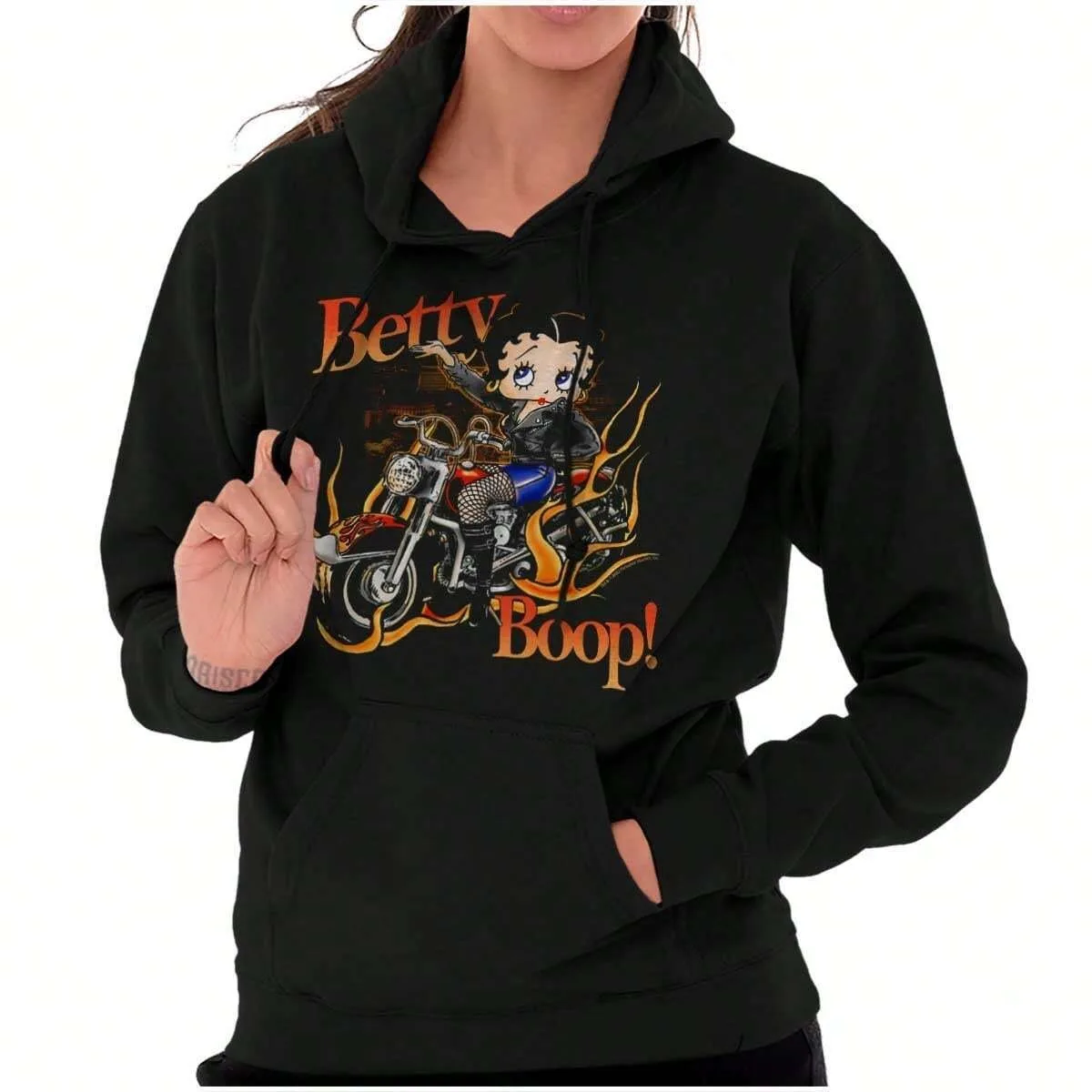 

Motorcycle Hooded Shirt For Men Women Fashionable Casual Comfortable Hoodie Loose Size Pure Cotton Street Original Long Sleeved