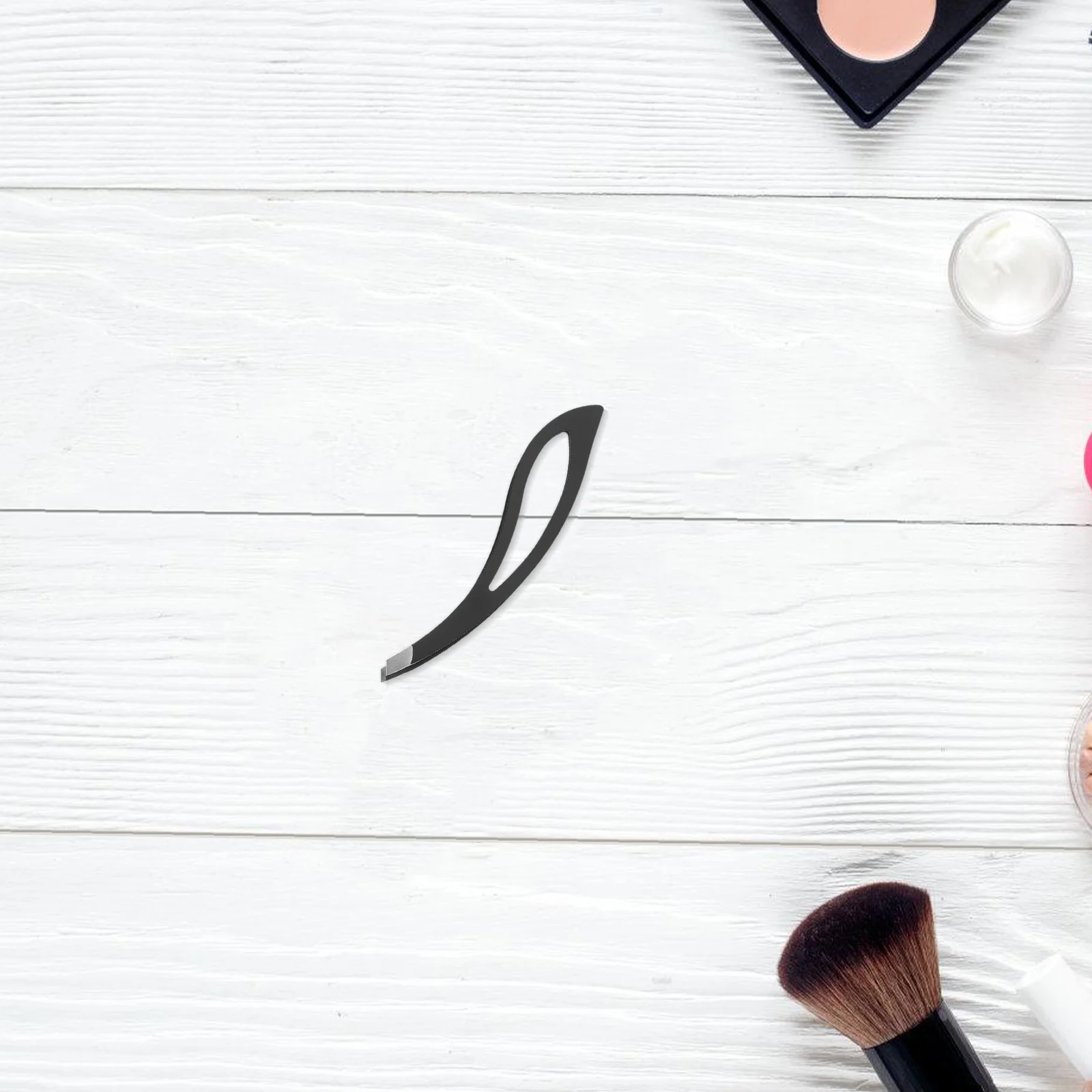 2개입 눈썹 제거 핀셋 스테인리스 슬랜트 팁 정밀 눈썹 정리 도구 눈썹 제거기 아이 메이크업 리무버