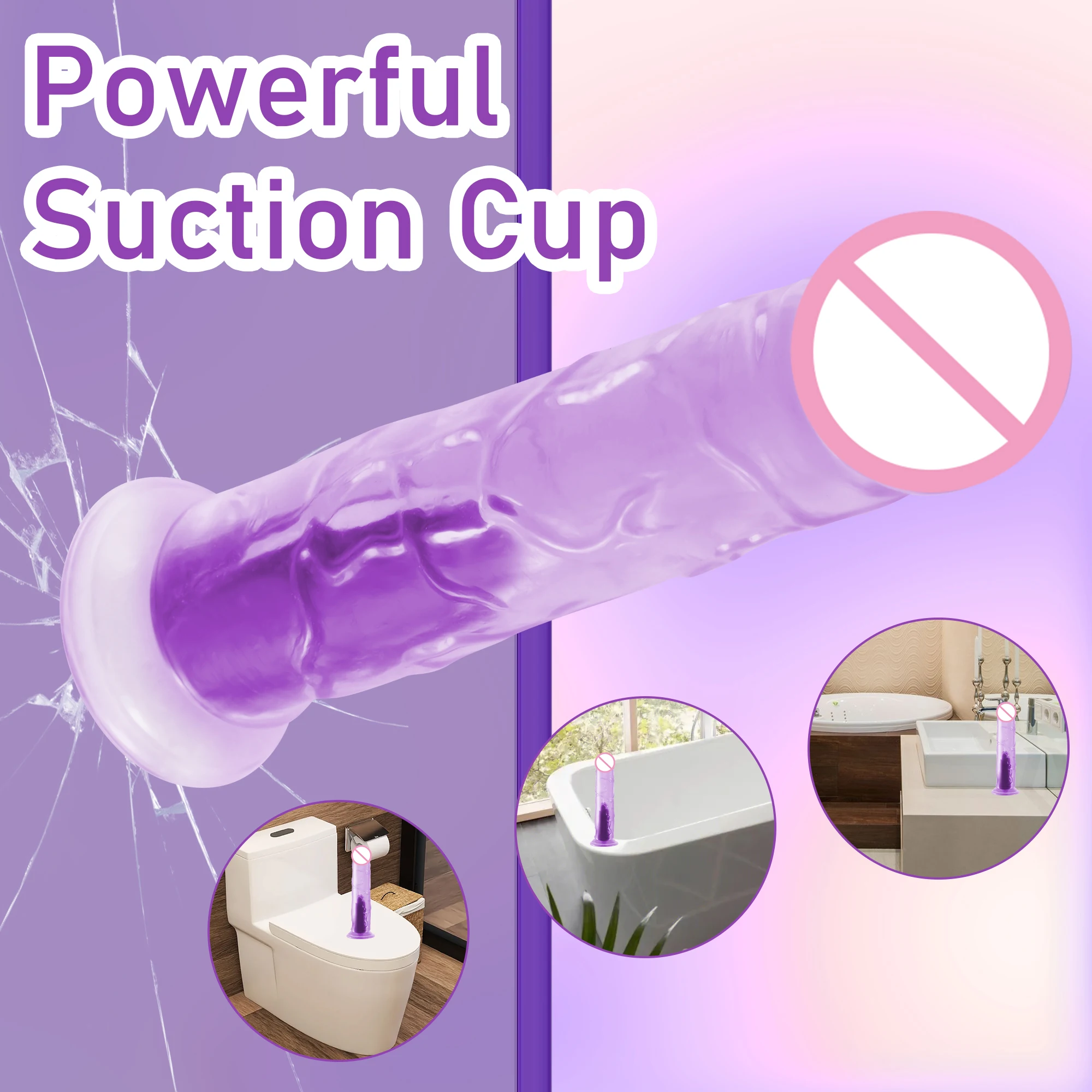 Realistic Dildo Vibrator With Suction Cup Jelly Penis Sex Toys for Woman Men Fake Dick Big Penis Anal Butt Plug Erotic Sexy Shop