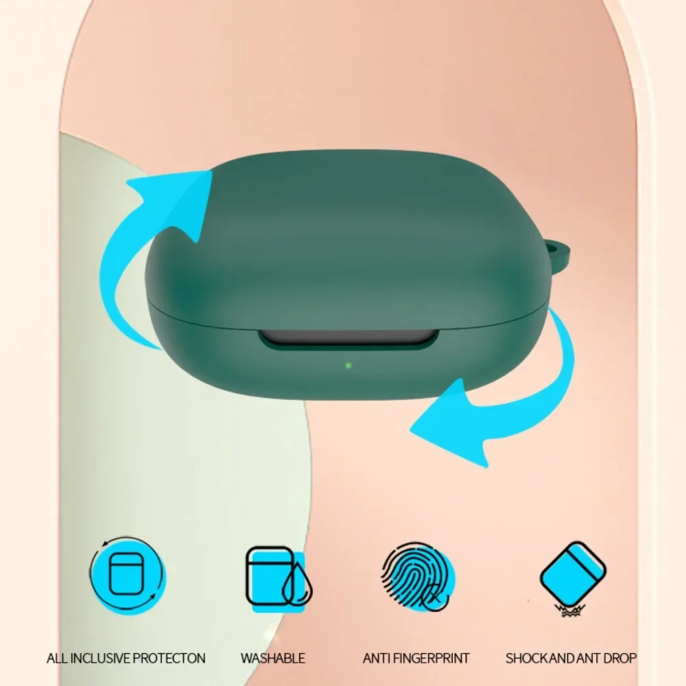 Suitable for SHOKZ OPENFIT AIR headset New Dustproof Silicone Case Washable Anti-fall Buds Cover Soild Color Earbuds Sleeve