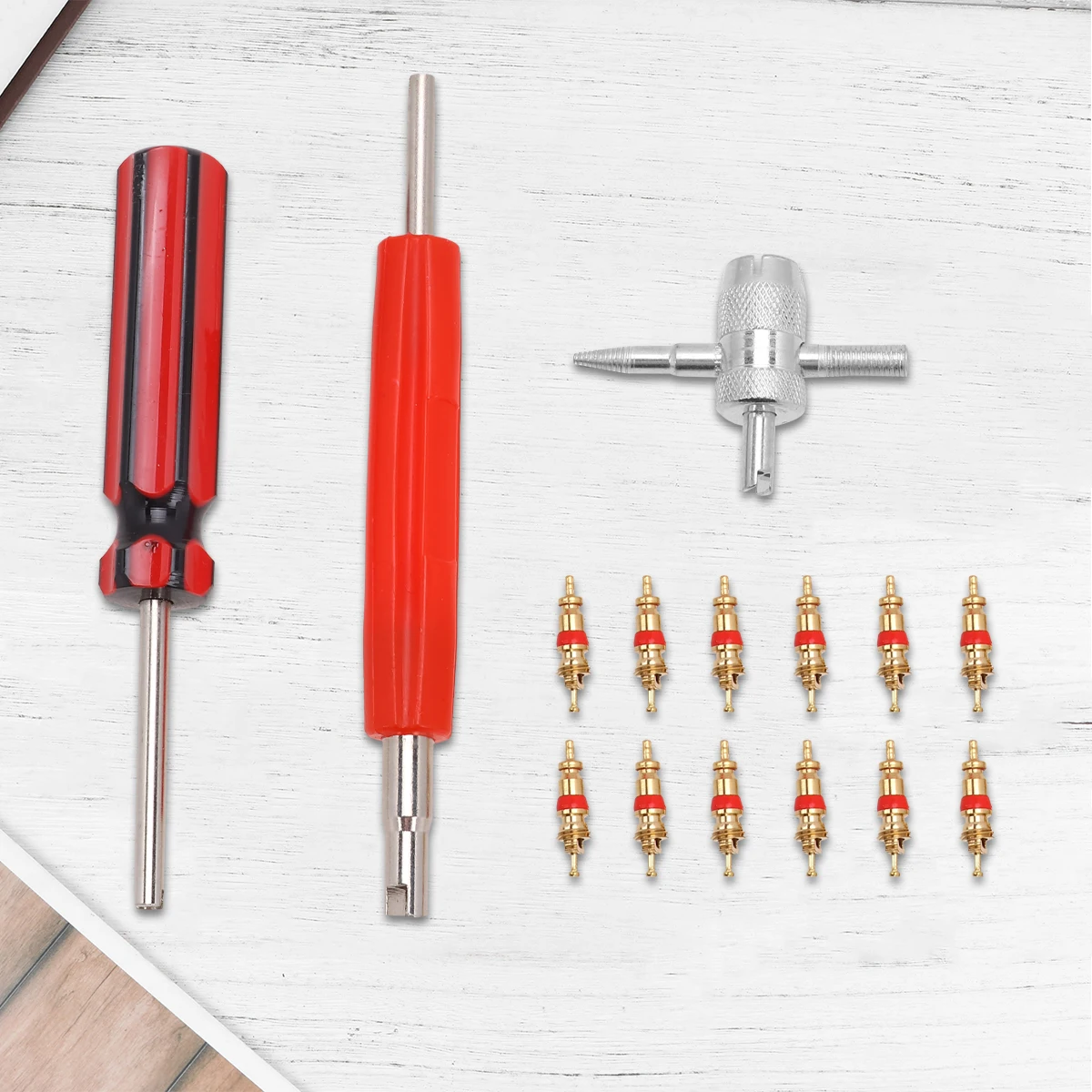 

Core Remover Repair Tool Single Head Tire Valve Insert Removal Installer for Bike Motorcycle Electrocar Durable Plastic H