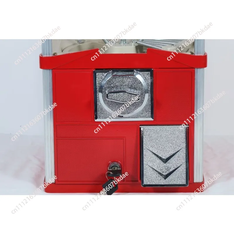 Square Desktop Coin Operated Capsule Twist Machine, Commercial Lottery Game Vending Machine for Eggs & Coffee Capsules