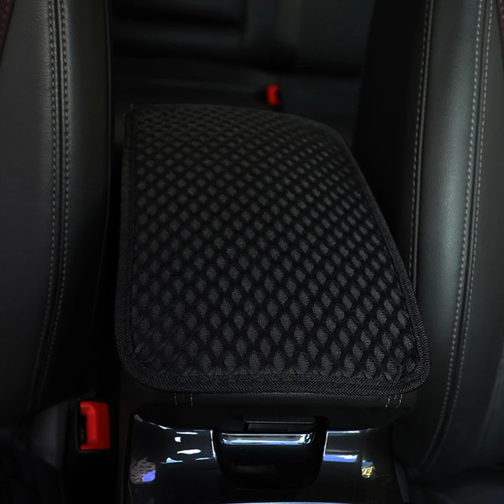 

Mesh Car Armrest Covers Center Console Pad Non Slip Durable Long Lasting Easy Installation Protection From Dirt Unique Car