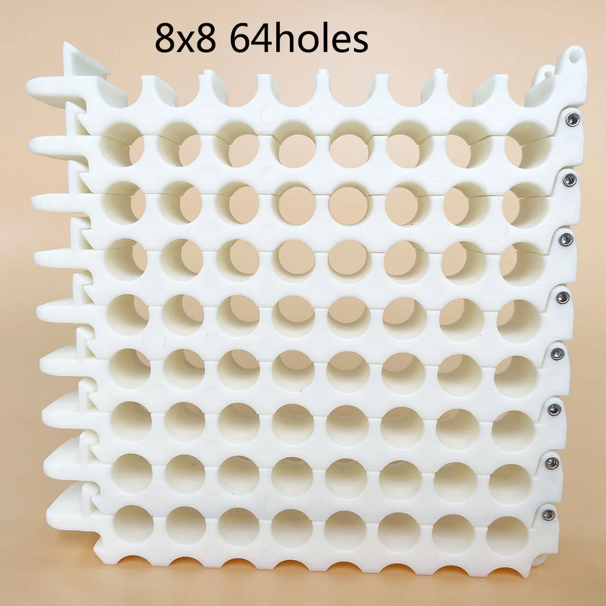 8x8 64 hole  Network Cable Comb Tool Cable Dresser Organizing Tool for Computer room Category 5/ Cat6 Cat7 Category 8  9mm wire