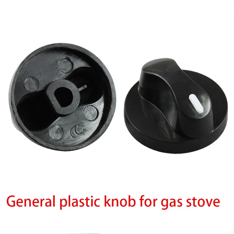 2pcs gas gas stove ignition switch plastic knob aperture 8mm knob stove accessories universal anti-zero degree