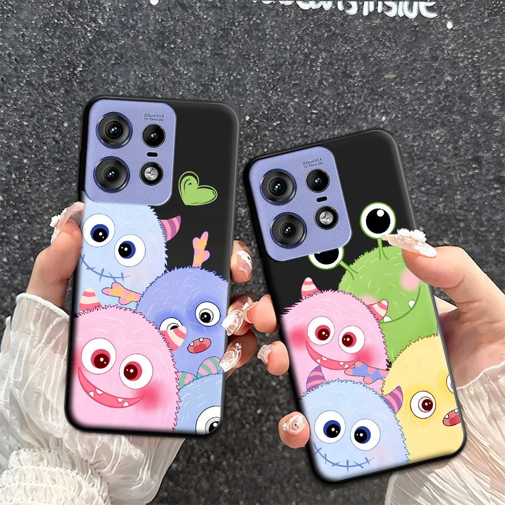 For Moto Edge 50 Pro Case Cartoon Soft Silicone TPU Astronaut Pattern Phone Case For Motorola Moto Edge 50 Pro Back Cover