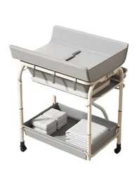 A Multi-purpose Baby Diaper Table Adjustable Height Two-in-one Diaper Changing Table