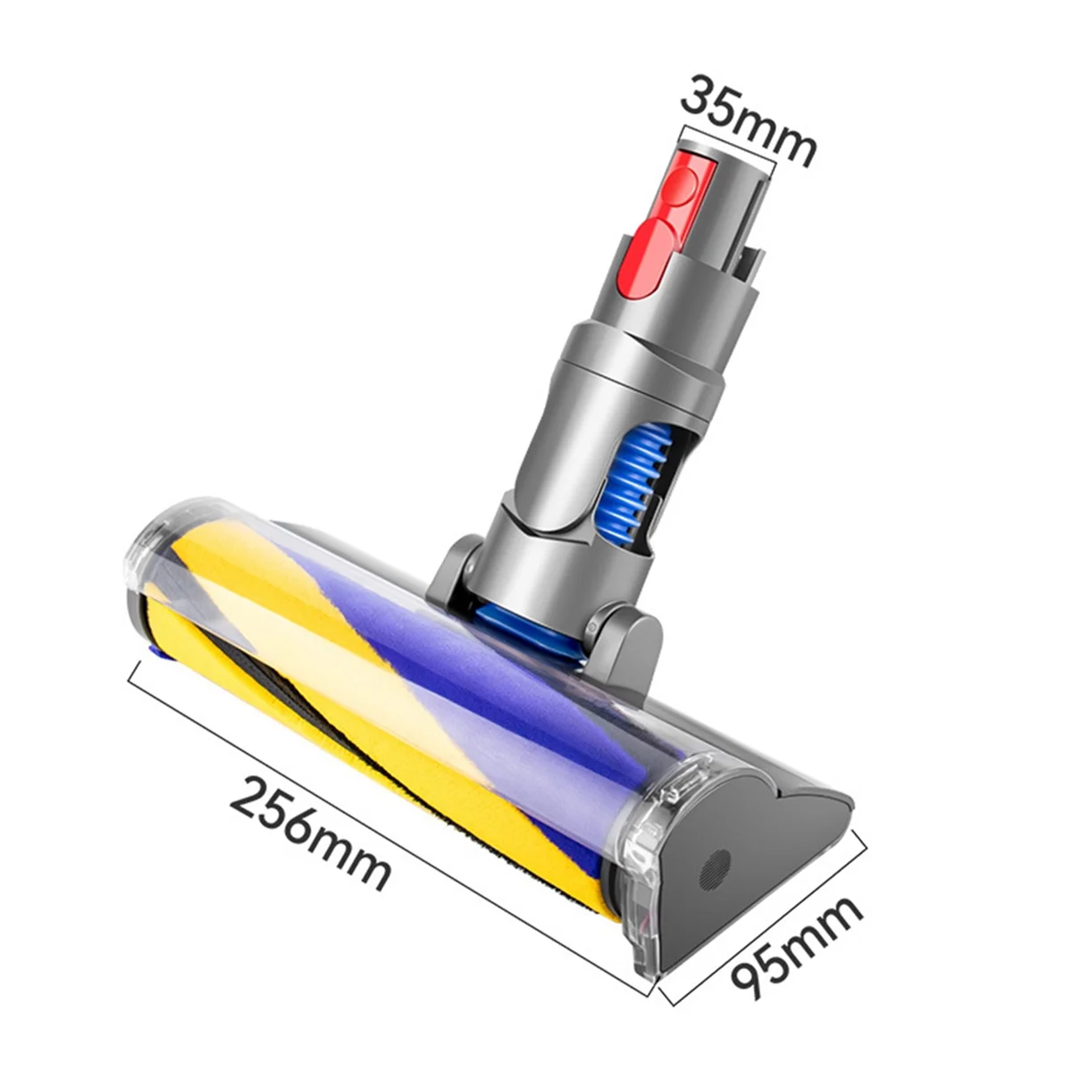 ชุดหัวเครื่องดูดฝุ่นแบบลูกกลิ้งแบบนุ่มสำหรับทำความสะอาดพื้นชุด V15 V11 V8 V7 Dyson