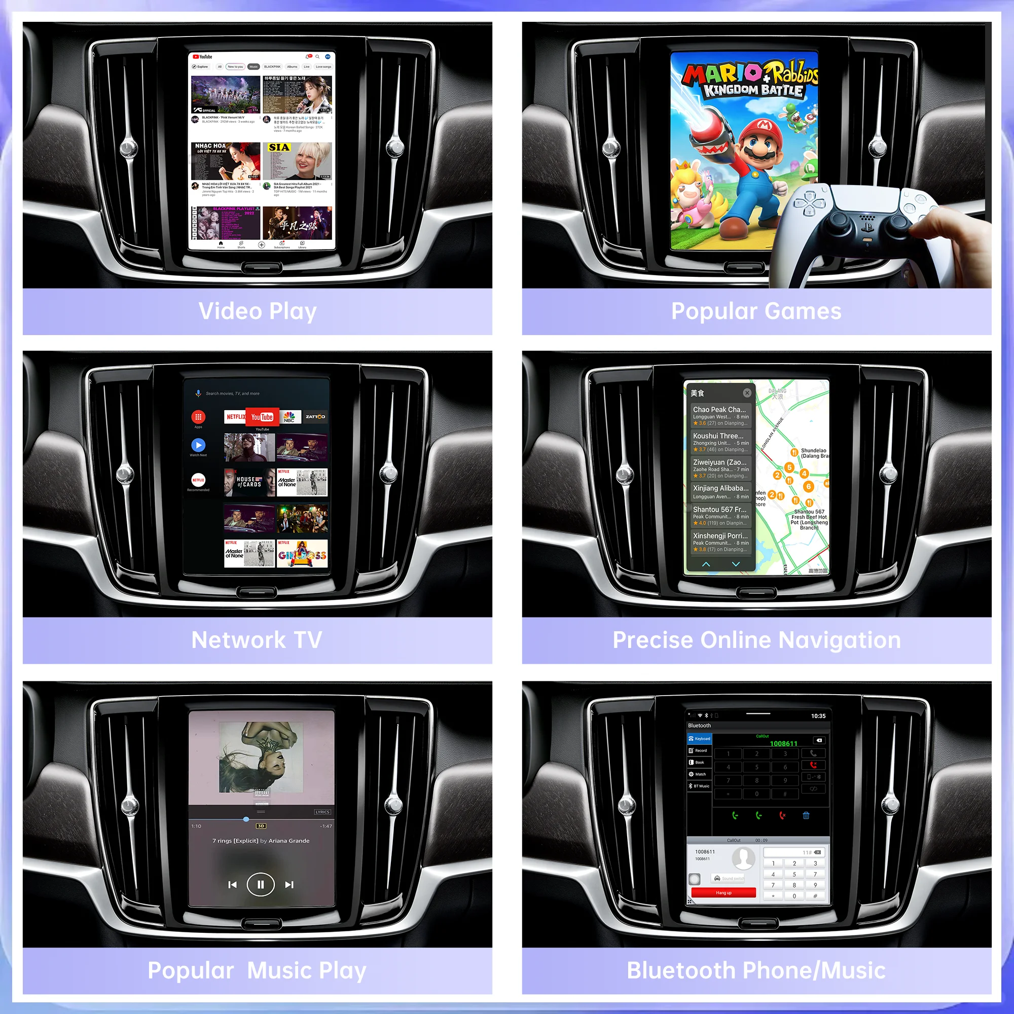 

Hualingan Wireless CarPlay module for Volvo XC90/XC60/XC40/S90/S60/V90/V60 CarPlay AI upgrade adapter Android auto Bluetooth 128