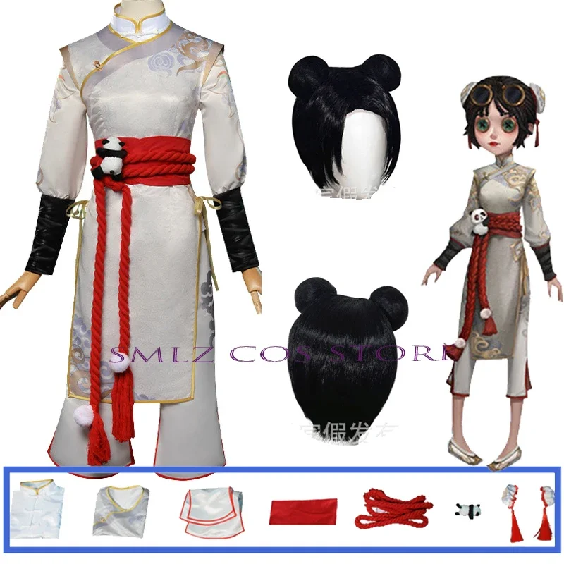 Game Identity Ⅴ Mechanic Costume Tracy Reznik Cosplay Anime JinZhongLin Skin Antique Uniform Wig Set Halloween Outfit for Woman