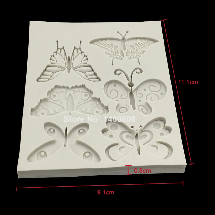 Butterfly Silicone Mold Sugarcraft Chocolate Cupcake Baking Mold Fondant Cake Decorating Tools