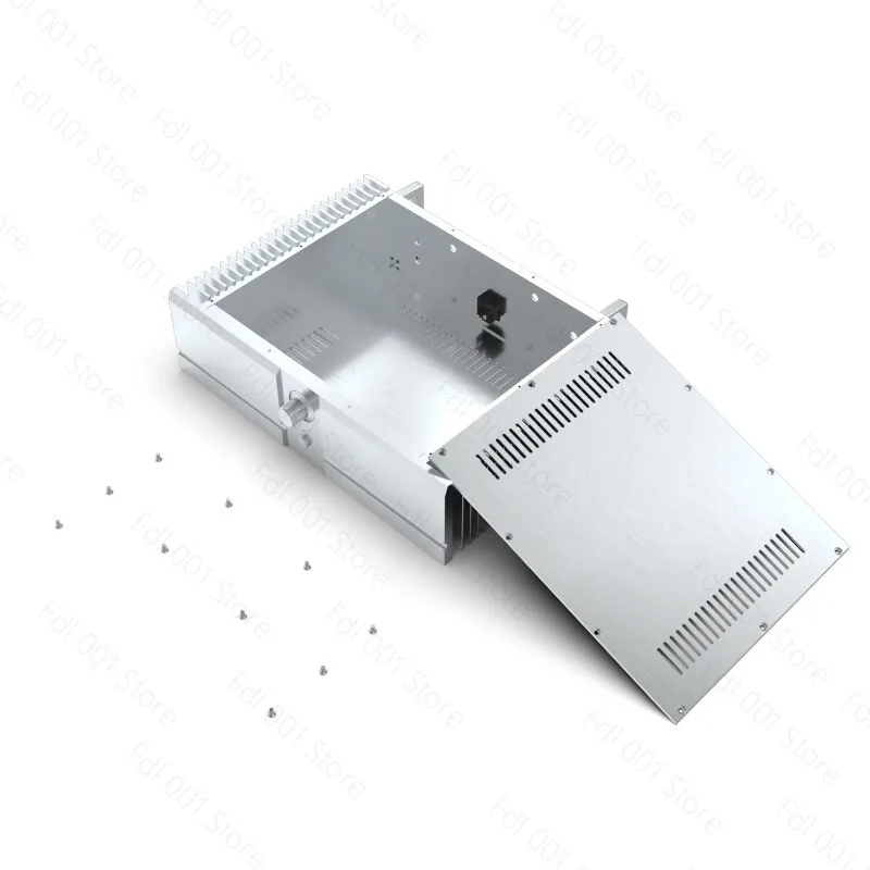 Silver Full Aluminum 120mm Height Amplifier Chassis BZ4312A2