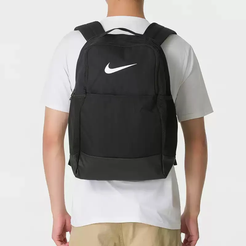 NIKE Unisex Large Capacity Backpack Sports Laptop Travel Bag for Teen Middle High School Students DH7709‑010‑1
