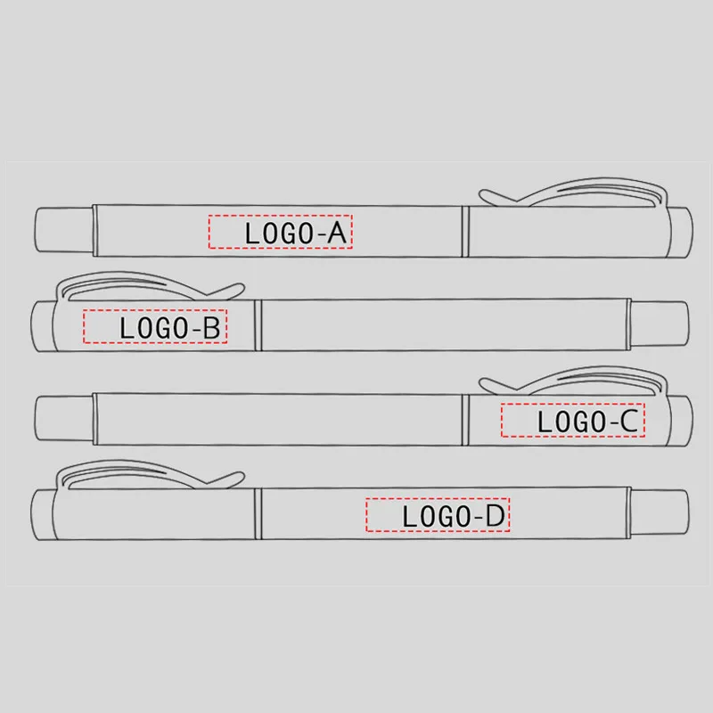 Bolígrafo de Gel piezas para publicidad, pluma de Metal con logotipo personalizado, suministros de oficina y escuela, letras y nombres grabados, 10 unidades