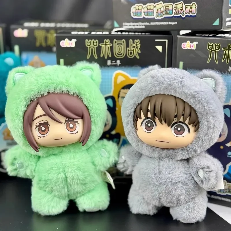 ของแท้ในสต็อก Eaki Jujutsu Kaisen ซีซั่น 2 ฟิกเกอร์แอ็คชั่น ตุ๊กตาหูแมว ซีรีส์ Blind Box กล่องสุ่ม ฟิกเกอร์อนิเมะ ของขวัญ ของเล่น