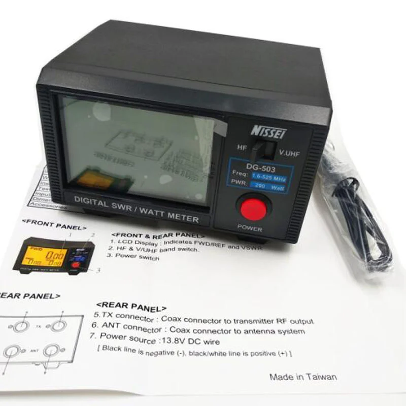 Oryginalny NISSEI DG-503 cyfrowy wyświetlacz LCD 3.5 \
