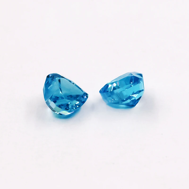 5x5mm Herz Zerkleinerte Eis-Schliff Lose CZ-Steine 5A Verschiedene Farben Kubisches Zirkonium Synthetische Edelsteine für Schmuck – Detail 21